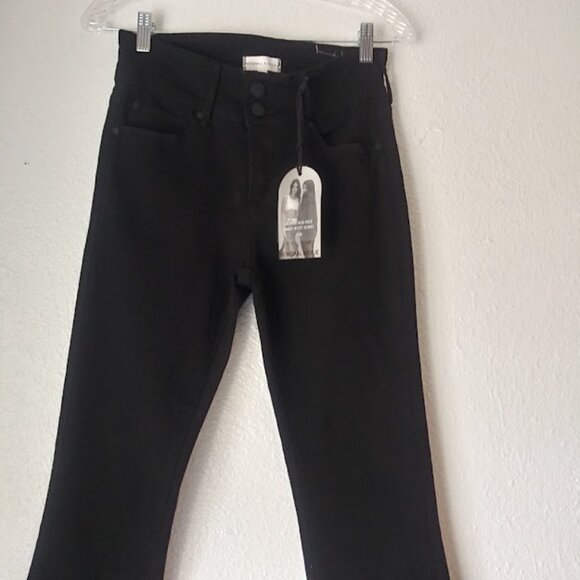 Kendall & Kylie women's size 7/8 black baby boot jeans - Picture 2 of 16